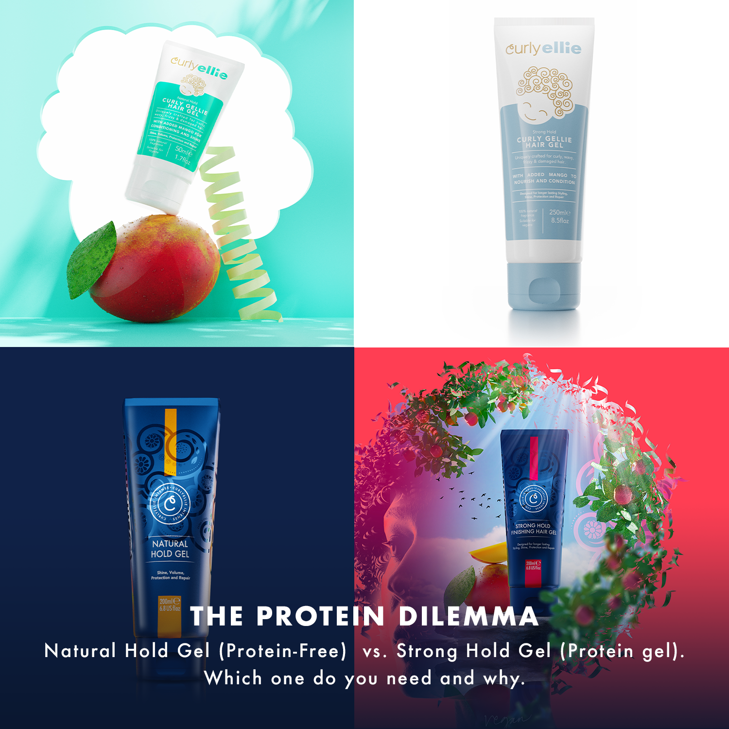 The Protein Dilemma Protein Gel vs. ProteinFree Gel for Your Curly H CurlyEllie