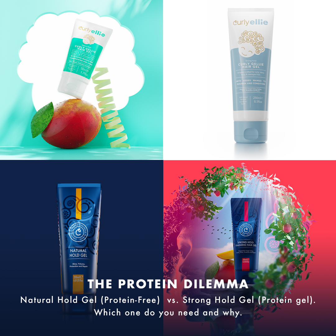 The Protein Dilemma: Protein Gel vs. Protein-Free Gel for Your Curly Hair