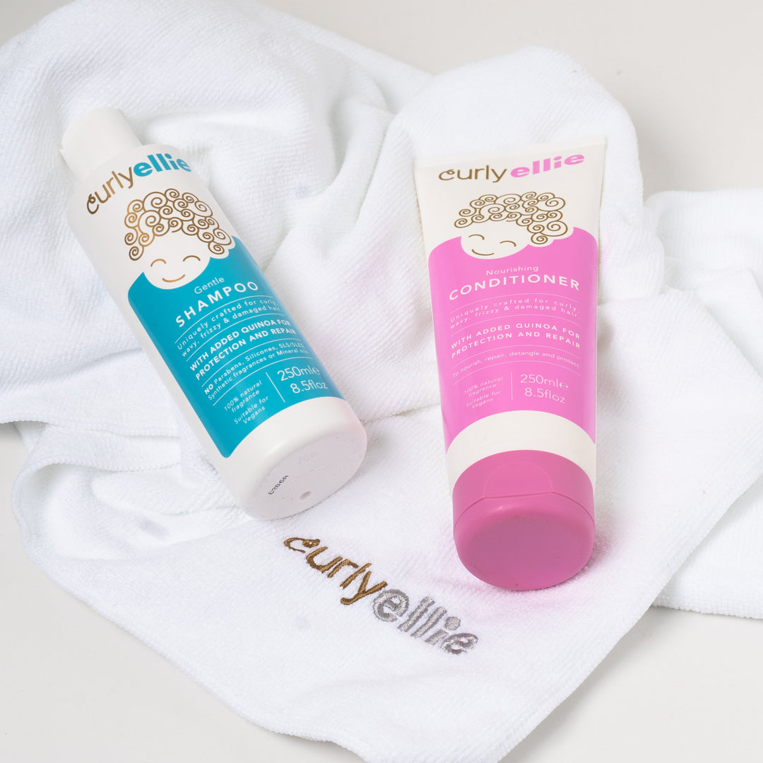 Clean and Condition your curls with curlyellie