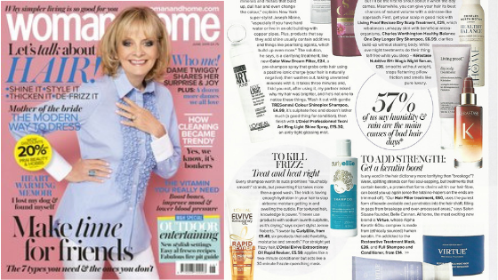 Best Frizzy Hair Care according to Woman and Home Magazine